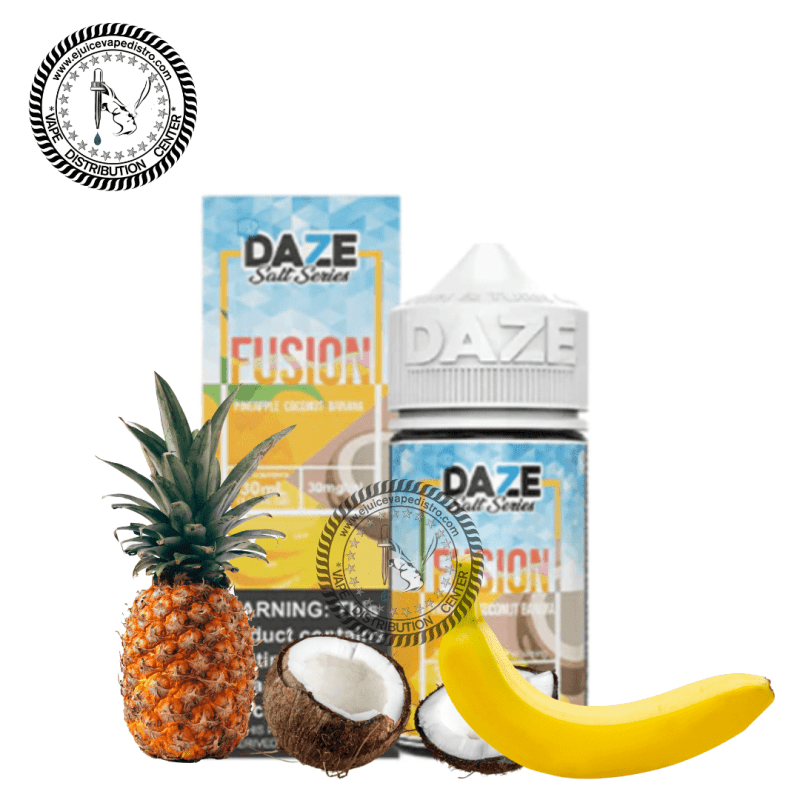 e juice vape distro iced pineapple coconut banana salt by 7 daze fusion salts 30ml 7 daze e liquid 39287486480632