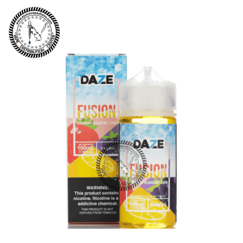 e juice vape distro iced strawberry blackberry lemon by 7 daze fusion 100ml 7 daze e liquid 39289559482616