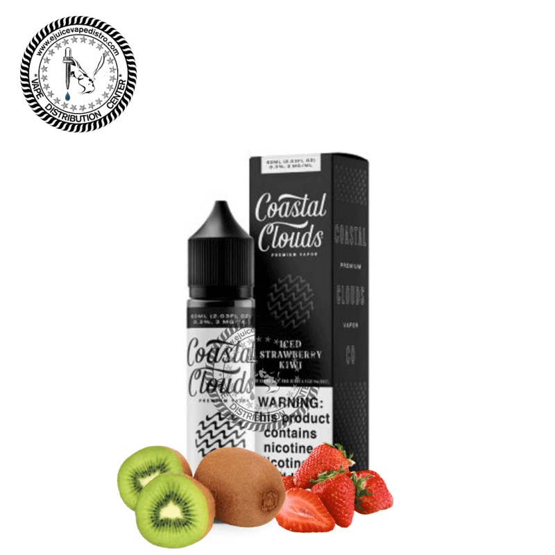 e juice vape distro iced strawberry kiwi by coastal clouds 60ml tfn coastal clouds e liquid 39286141452536