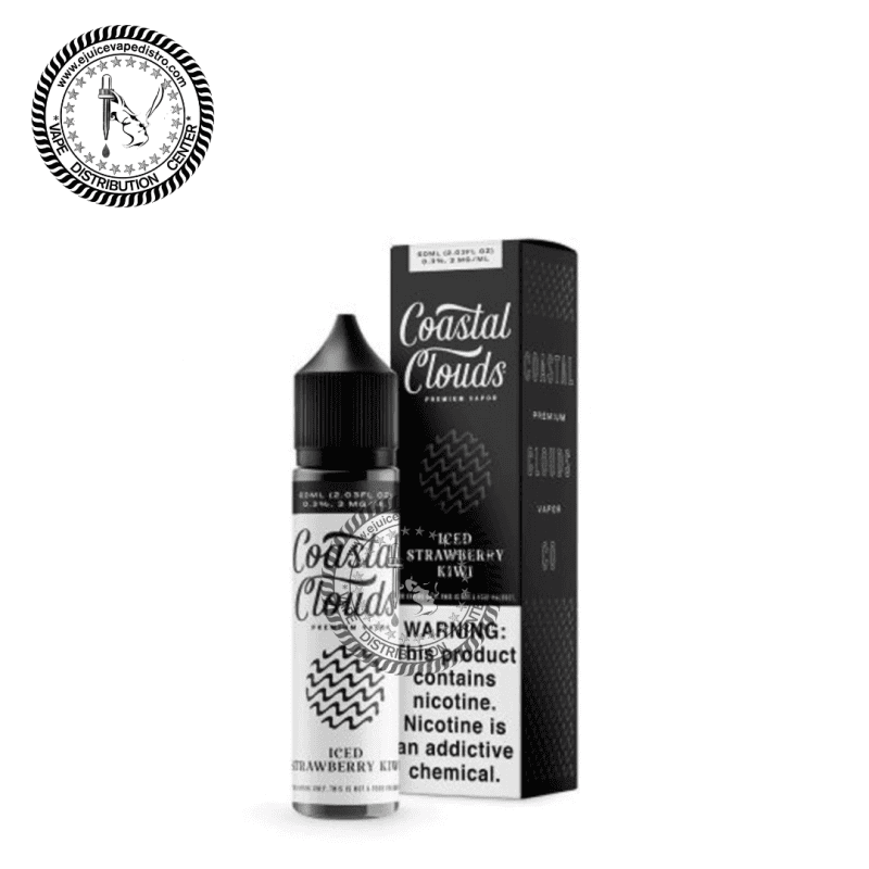 e juice vape distro iced strawberry kiwi by coastal clouds 60ml tfn coastal clouds e liquid 39286141485304