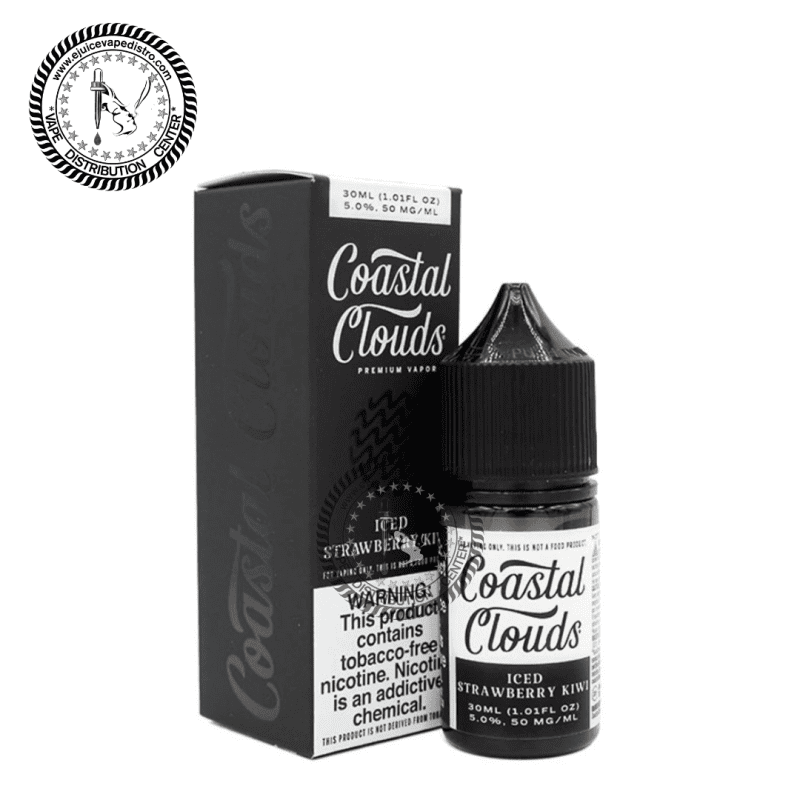 e juice vape distro iced strawberry kiwi salt nic by coastal clouds salt 30ml tfn coastal clouds e liquid 39286169567480