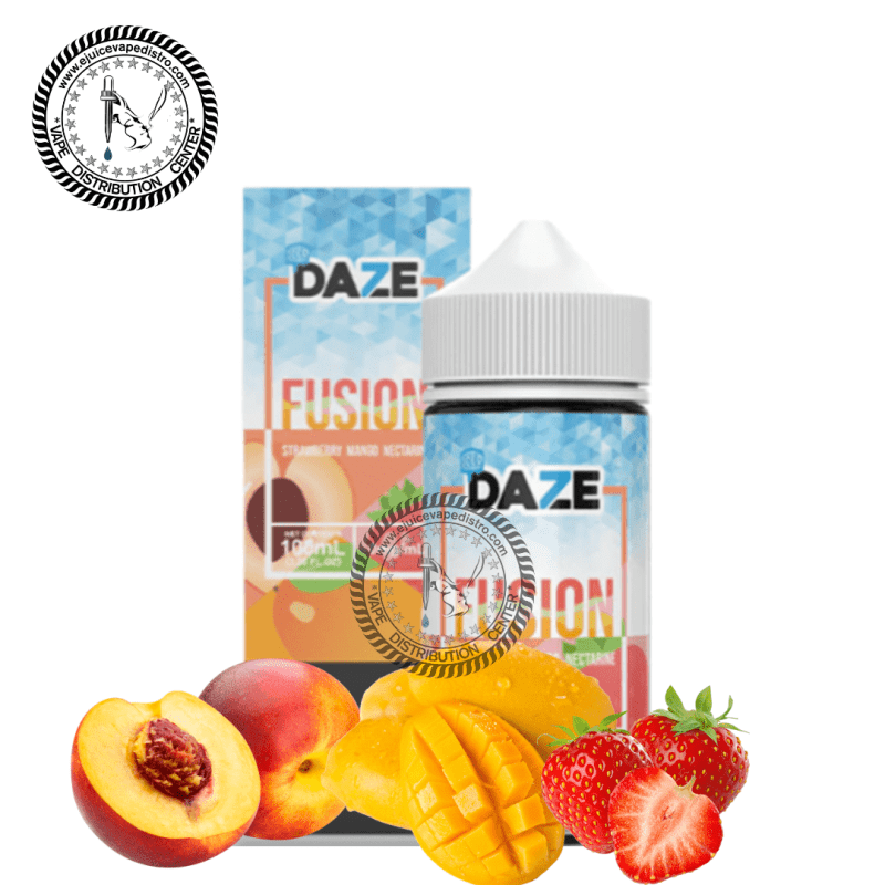 e juice vape distro iced strawberry mango nectarine by 7 daze fusion 100ml 7 daze e liquid 39287427825912