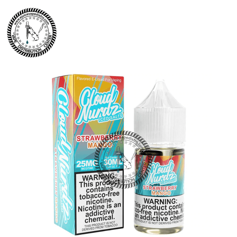 e juice vape distro iced strawberry mango salt by cloud nurdz salt 30ml cloud nurdz e liquid 39255388553464