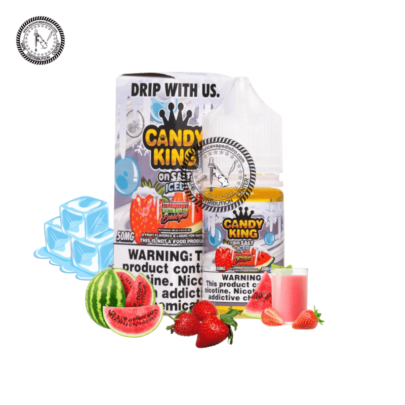 e juice vape distro iced strawberry watermelon gum salt by candy king on salt 30ml drip more e liquid 39255770497272