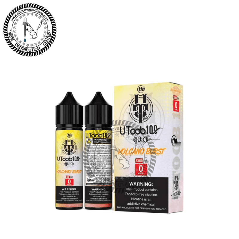 e juice vape distro iced volcano burst by u toob 100 iced 2x60ml 120ml u toob100 e liquid 39262374068472