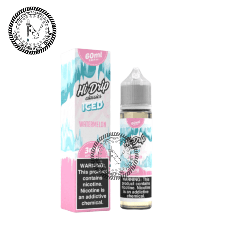 e juice vape distro iced watermelon by hi drip classics 60ml tear drip e liquid 39289561186552