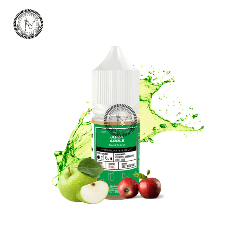 e juice vape distro juicy apple by glas basix nic salts 30ml glas e liquid 39262089445624