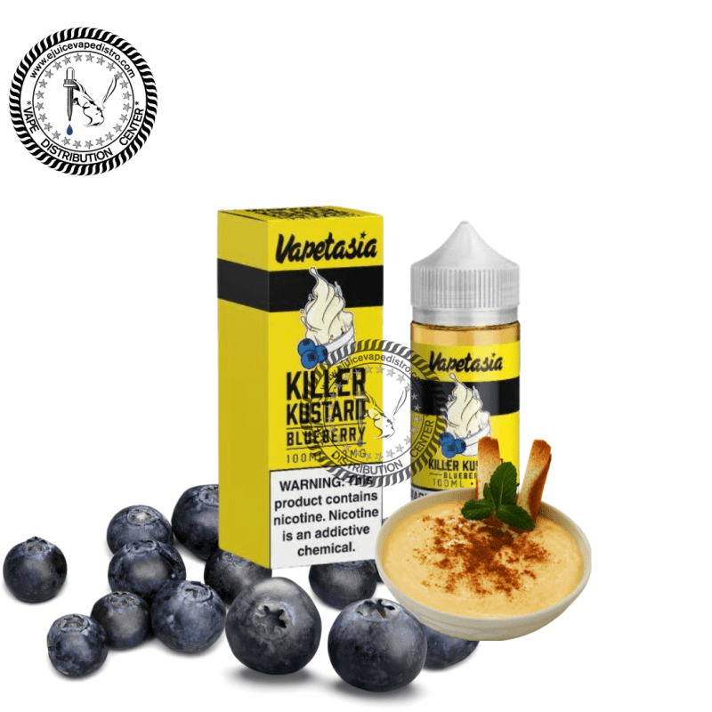 e juice vape distro killer kustard blueberry by vapetasia 100ml vapetasia e liquid 39251693043960