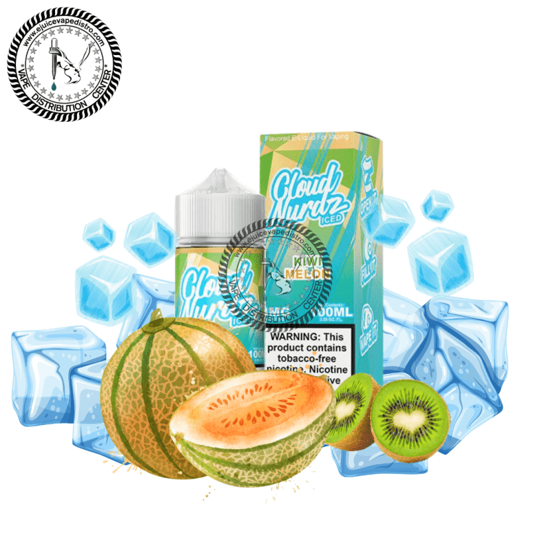 e juice vape distro kiwi melon iced by cloud nurdz 100ml cloud nurdz e liquid 39251596247288