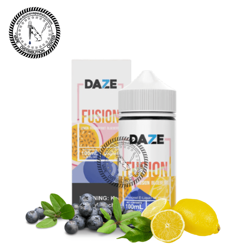 e juice vape distro lemon passionfruit blueberry by 7 daze fusion 100ml 7 daze e liquid 39285959819512