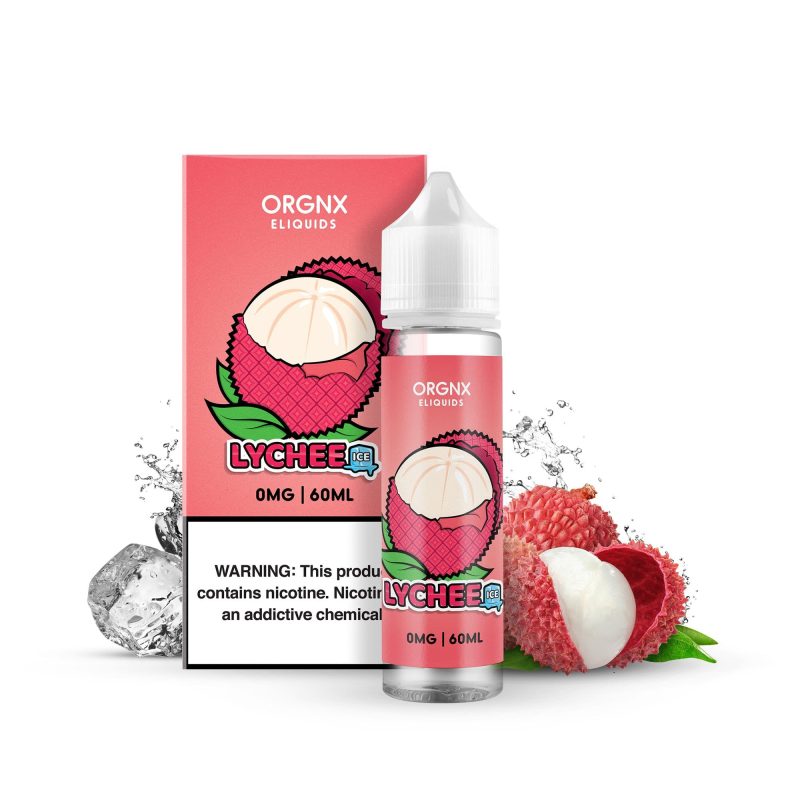 e juice vape distro lychee ice by orgnx e liquids 60ml orgnx e liquids e liquid 8118744711286