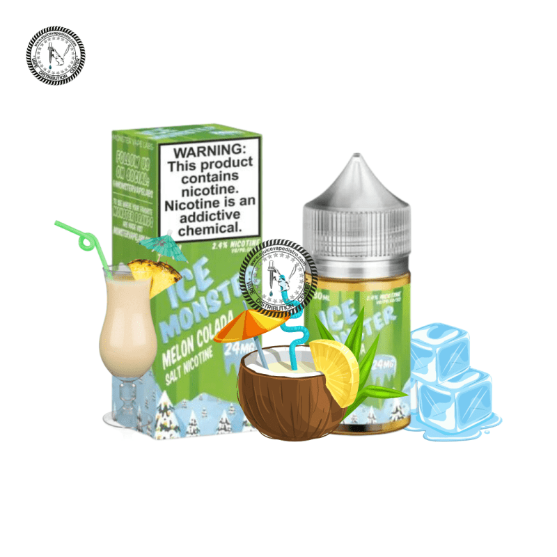 e juice vape distro melon colada ice salt by frozen fruit monster salt 30ml jam monster e liquid 39289767330040