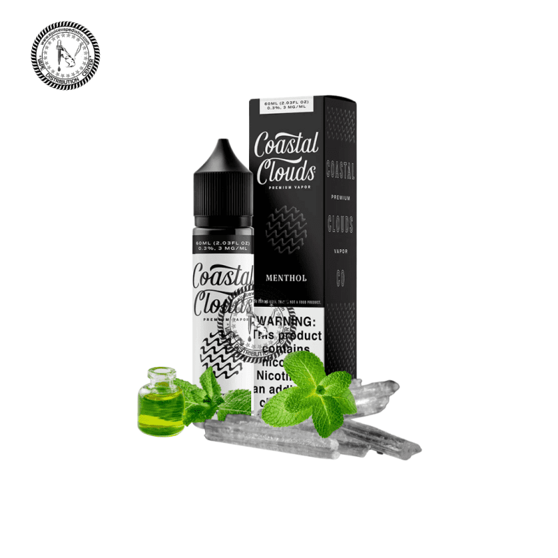 e juice vape distro menthol by coastal clouds 60ml e liquid coastal clouds e liquid 39286131032312