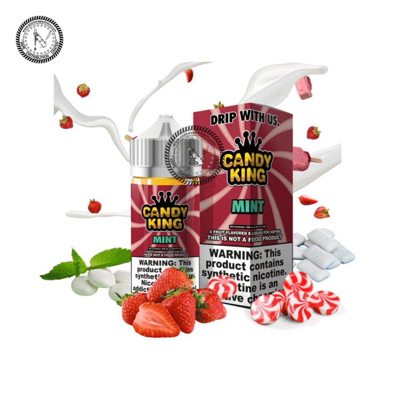 e juice vape distro mint by candy king 100ml drip more e liquid 39250771607800