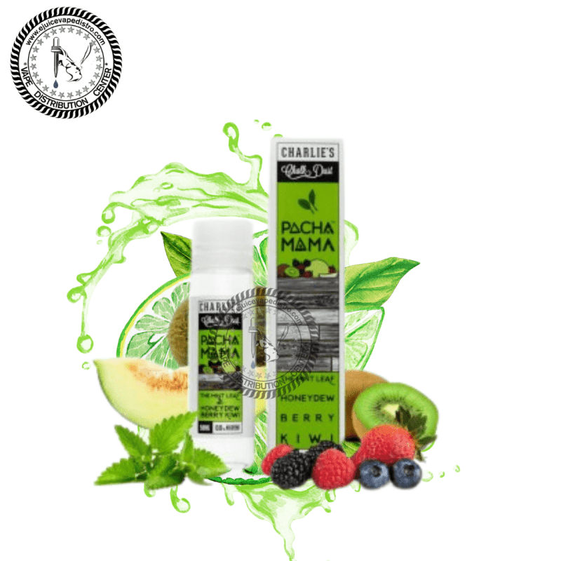 e juice vape distro mint leaf honeydew berry kiwi by pacha mama 60ml charlie s chalk dust e liquid 39249944543480