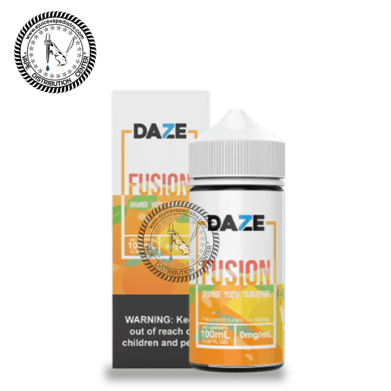 e juice vape distro orange yuzu tangerine by 7 daze fusion 100ml 7 daze e liquid 39287296360696