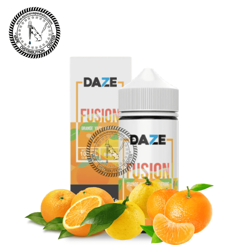 e juice vape distro orange yuzu tangerine by 7 daze fusion 100ml 7 daze e liquid 39287296393464