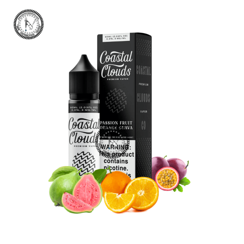 e juice vape distro passion fruit orange guava by coastal clouds 60ml e liquid coastal clouds e liquid 39286549414136