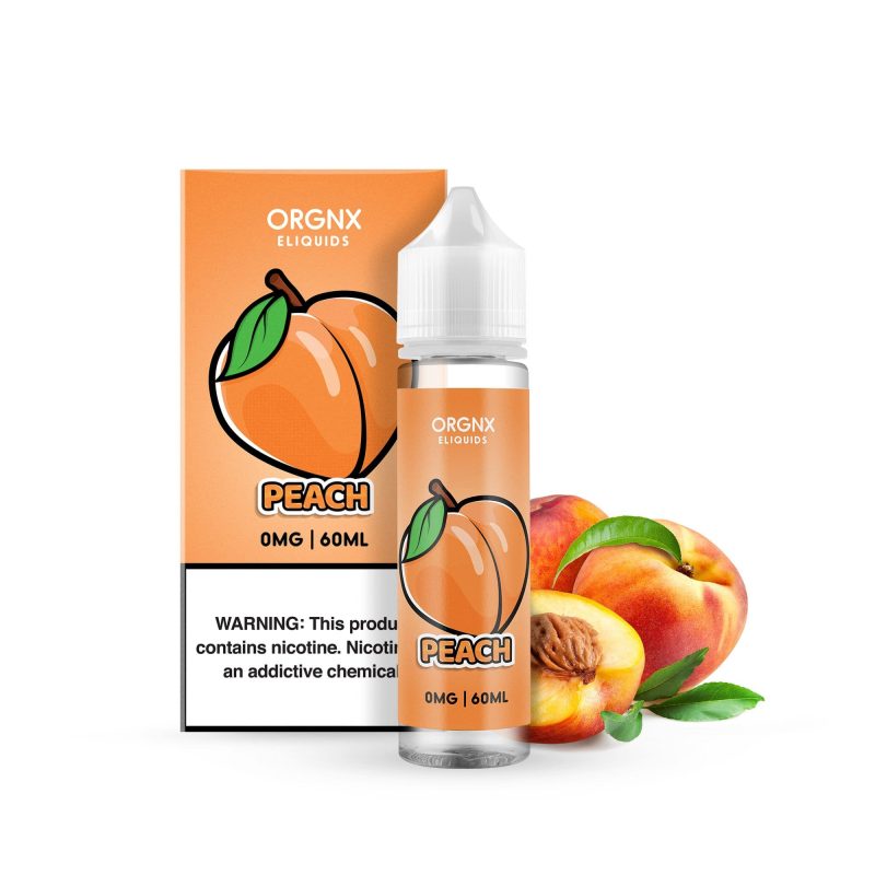 e juice vape distro peach by orgnx e liquids 60ml orgnx e liquids e liquid 8118760898678