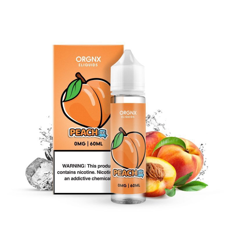 e juice vape distro peach ice by orgnx e liquids 60ml orgnx e liquids e liquid 8118747922550