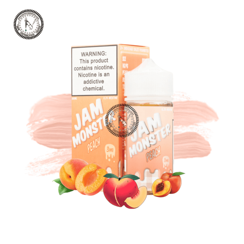 e juice vape distro peach jam by jam monster 100ml jam monster e liquid 39261104111864