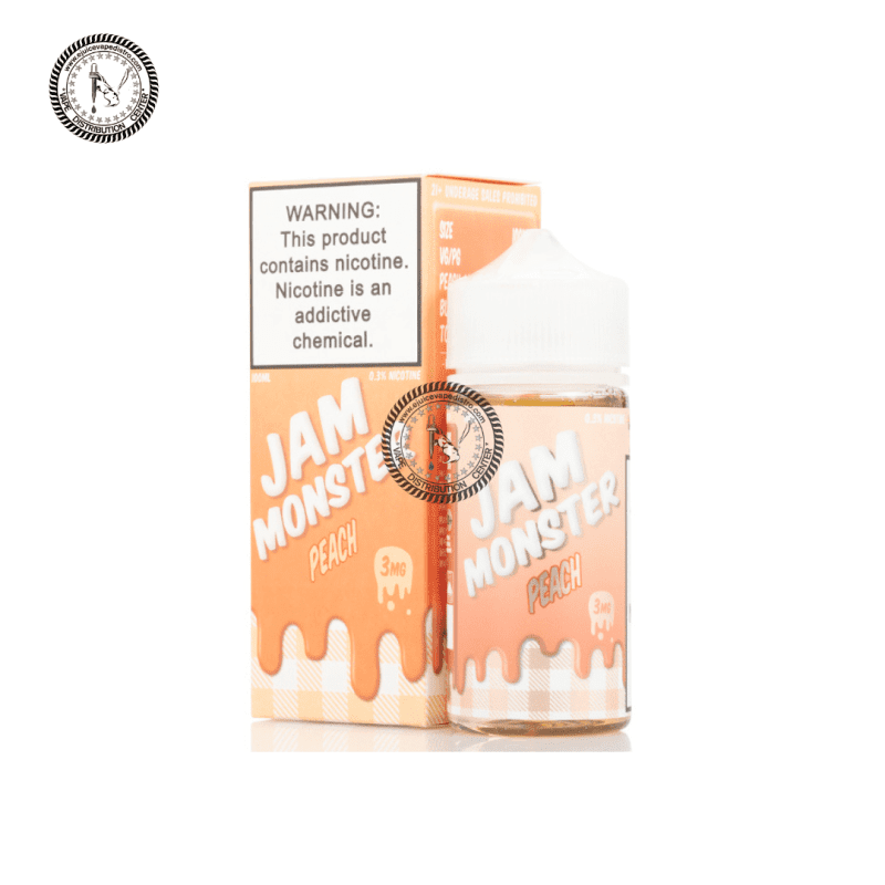 e juice vape distro peach jam by jam monster 100ml jam monster e liquid 39261105520888