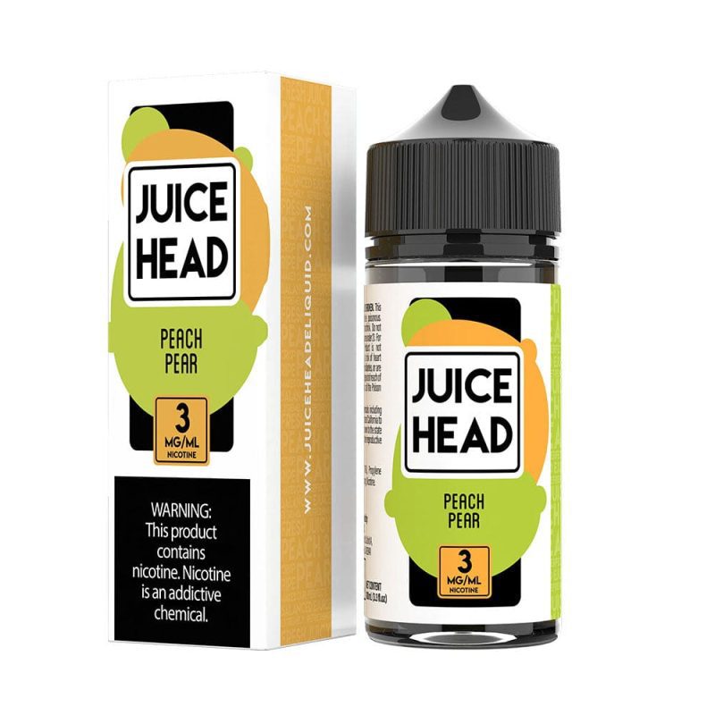 e juice vape distro peach pear by juice head 100ml streamline vape co e liquid 40018735988984