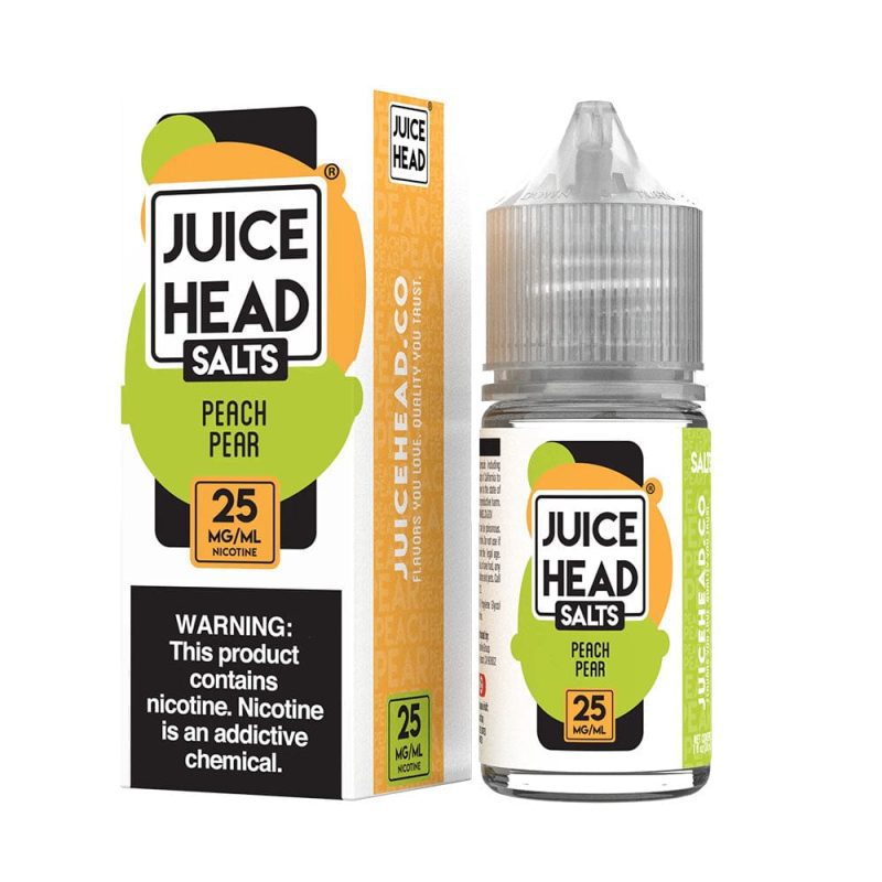 e juice vape distro peach pear by juice head salts 30ml streamline vape co e liquid 40022873440504