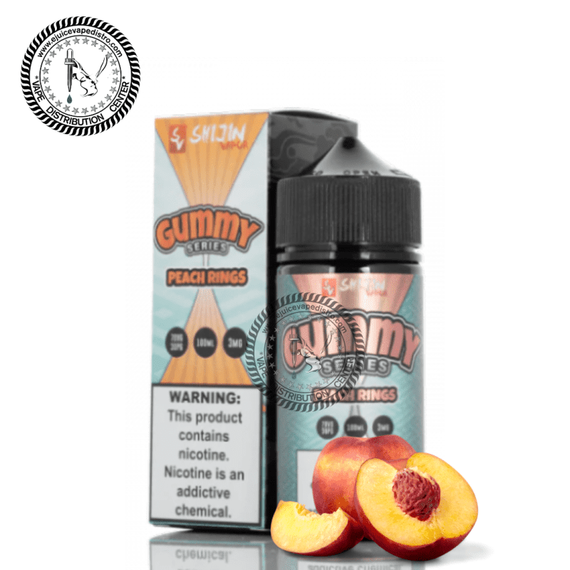 e juice vape distro peach rings gummy series by shijin vapor 100ml shijin vapor e liquid 39287166664952