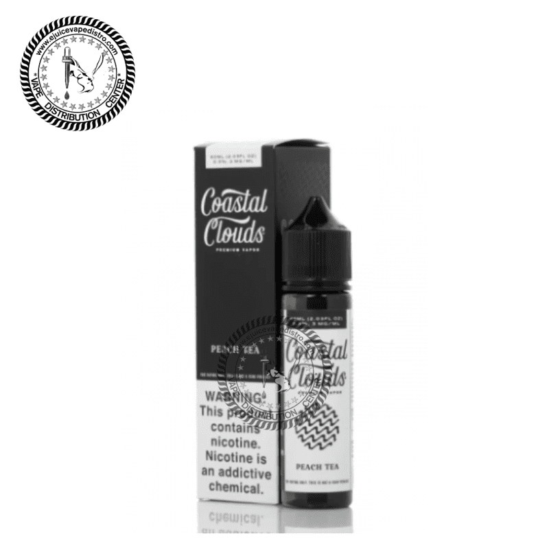 e juice vape distro peach tea by coastal clouds 60ml e liquid coastal clouds e liquid 39282275713272