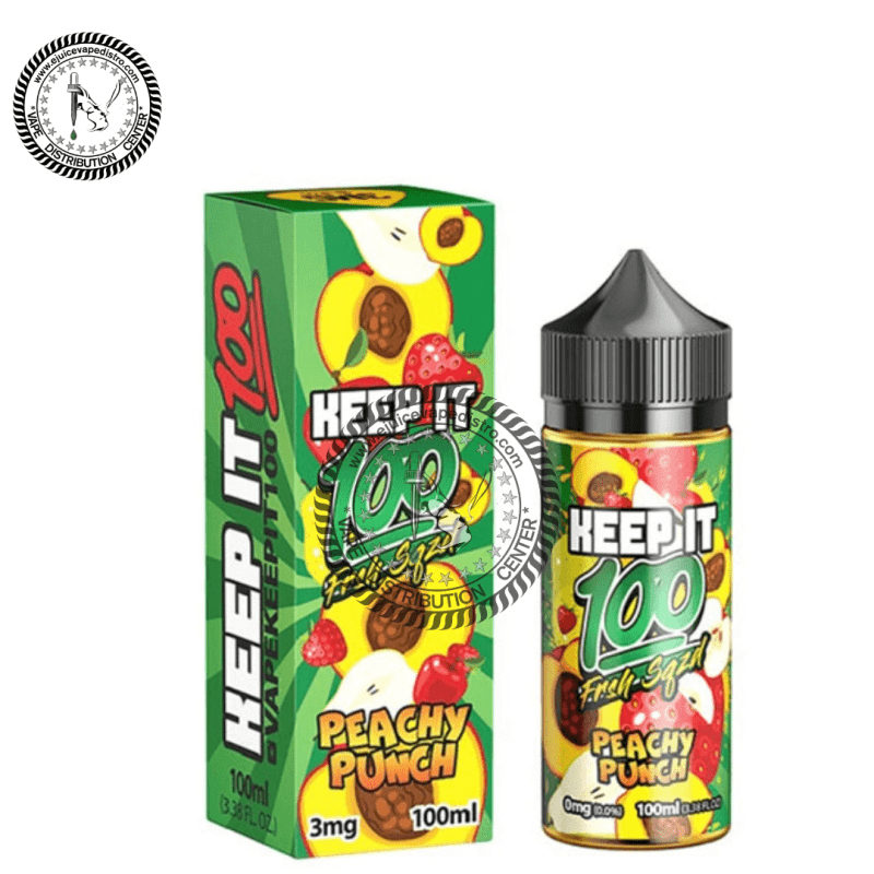 e juice vape distro peachy punch by keep it 100 100ml liquid labs e liquid 39261821796600