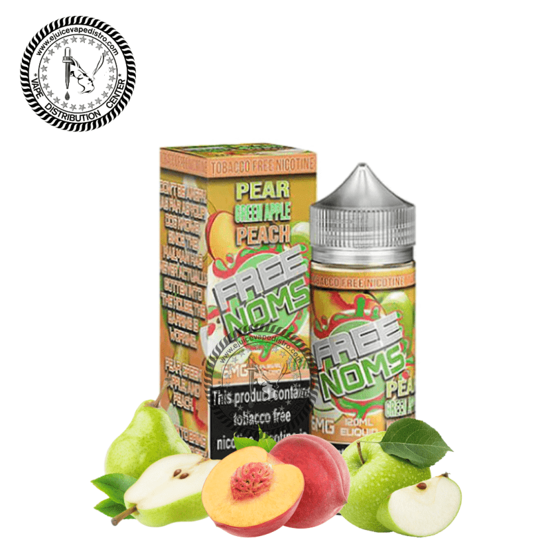 e juice vape distro pear green apple peach by free noms 120ml lotus vaping technologies e liquid 39280911450360