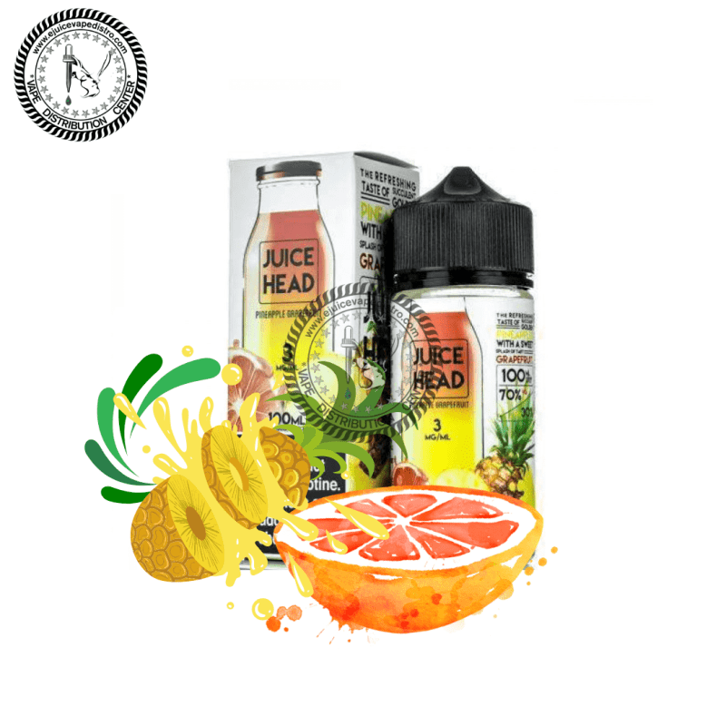 e juice vape distro pineapple grapefruit by juice head 100ml streamline vape co e liquid 39246214693112