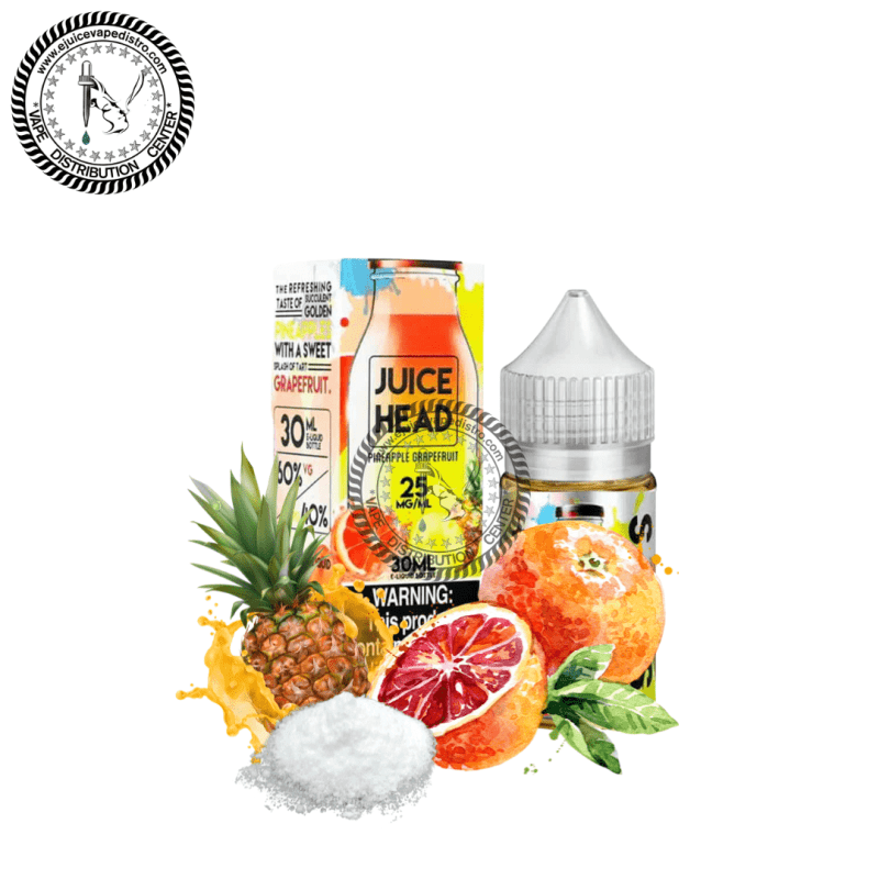 e juice vape distro pineapple grapefruit by juice head salts 30ml streamline vape co e liquid 39251188809976