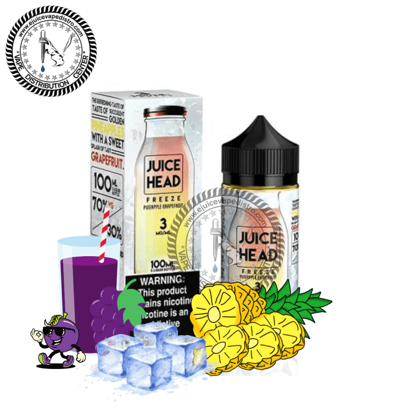 e juice vape distro pineapple grapefruit freeze by juice head freeze 100ml streamline vape co e liquid 39262080073976