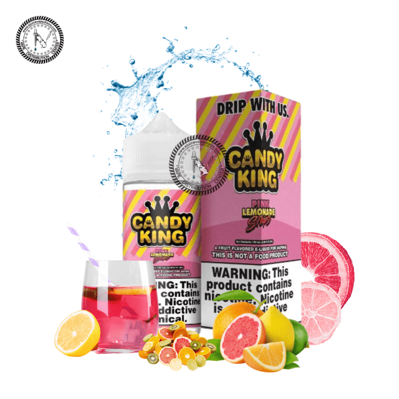 e juice vape distro pink lemonade strips by candy king 100ml drip more e liquid 39370671194360