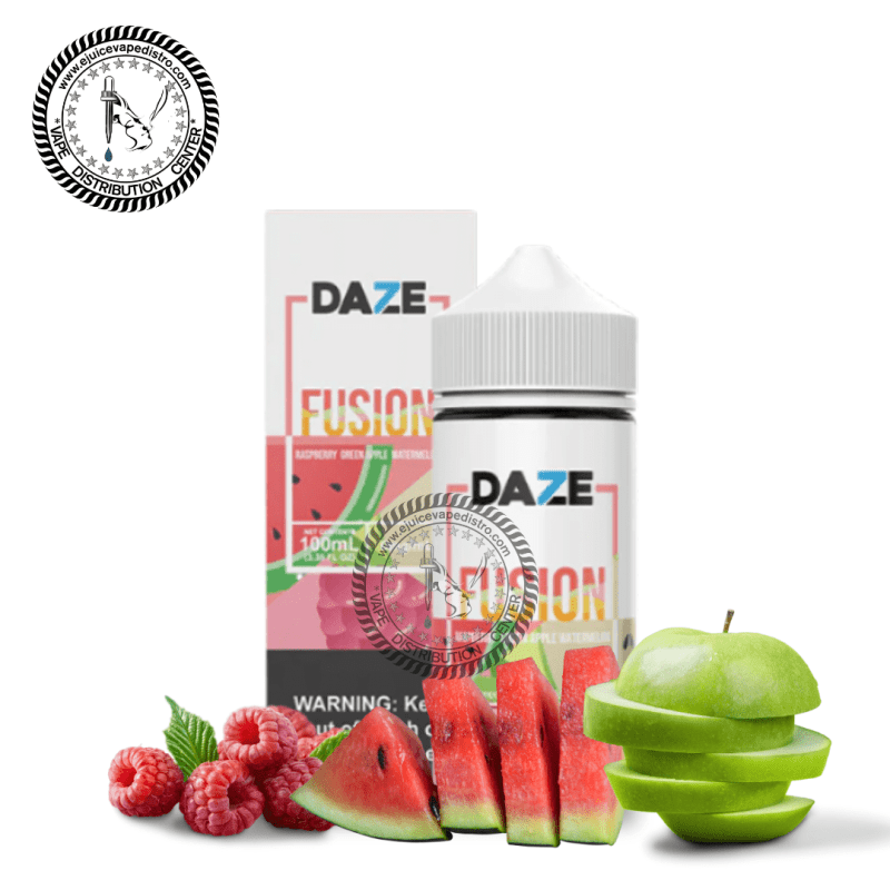 e juice vape distro raspberry green apple watermelon by 7 daze fusion 100ml 7 daze e liquid 39283505103096