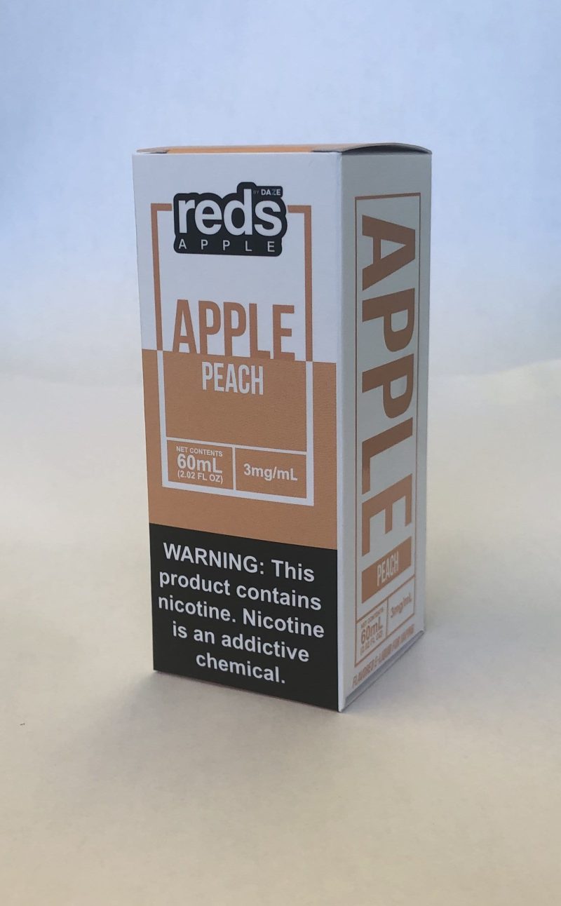 e juice vape distro reds apple peach by 7 daze 60ml 7 daze e liquid 18020778639511