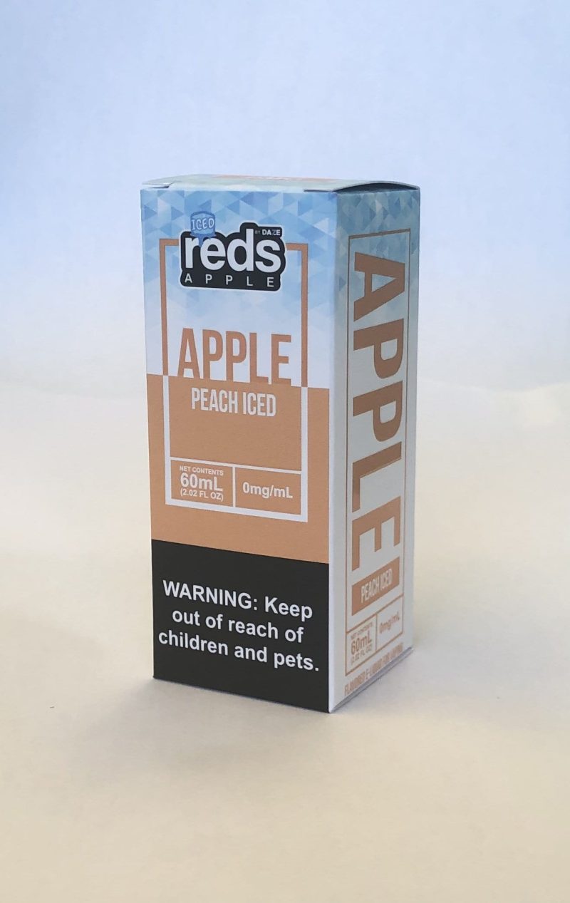 e juice vape distro reds apple peach iced by 7 daze 60ml 7 daze e liquid 18020913021079