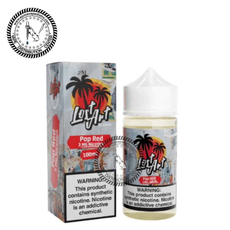 e juice vape distro slotter pop red by lost art liquids 100ml lost art liquids e liquid 39274322297080