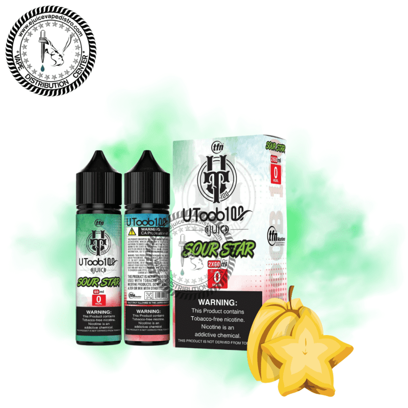 e juice vape distro sour star by u toob 100 e juice 2x60ml 120ml u toob100 e liquid 39262290018552