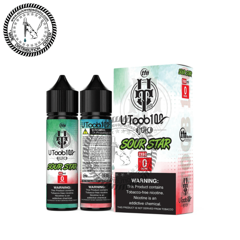 e juice vape distro sour star by u toob 100 e juice 2x60ml 120ml u toob100 e liquid 39262290542840