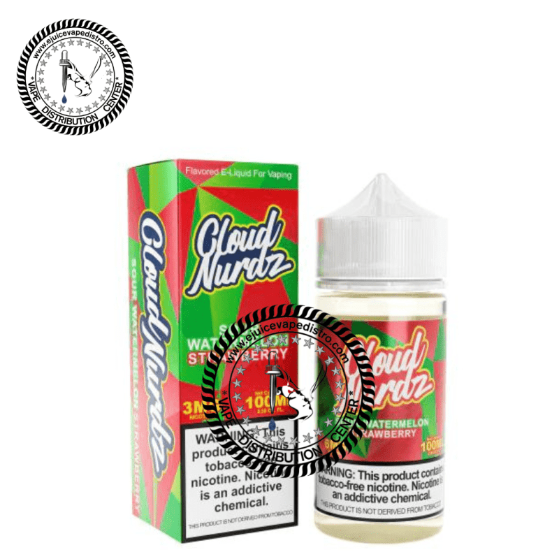 e juice vape distro sour watermelon strawberry by cloud nurdz 100ml cloud nurdz e liquid 39255720362232