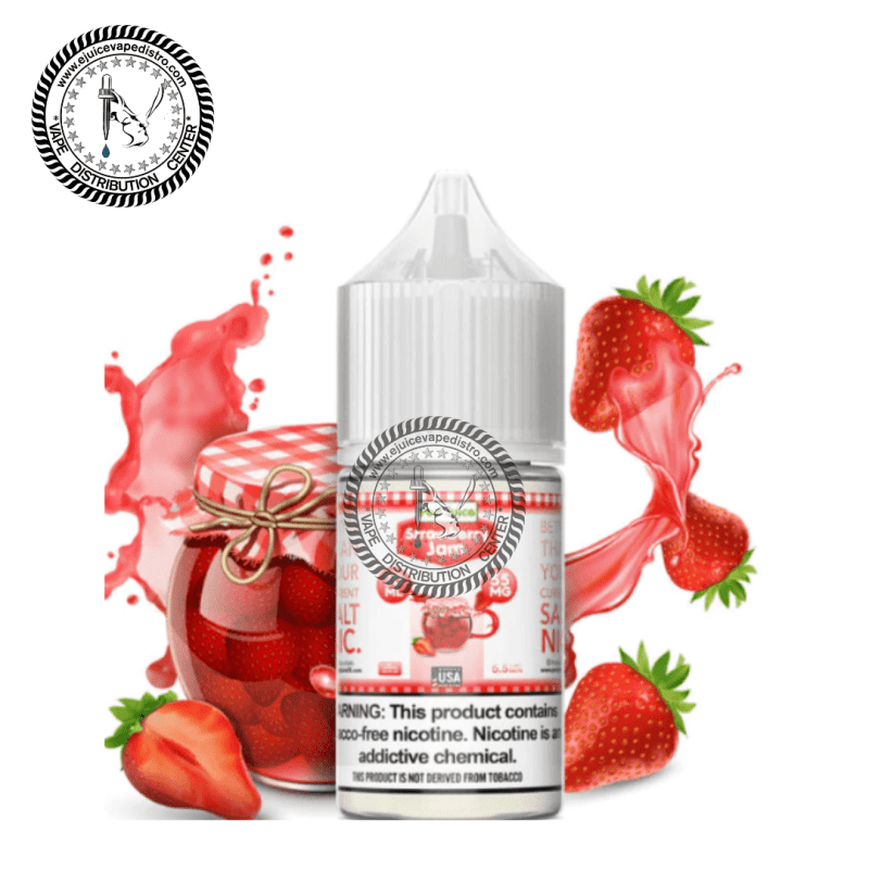 e juice vape distro strawberry jam by pod juice salt 30ml pod juice e liquid 39288967168248