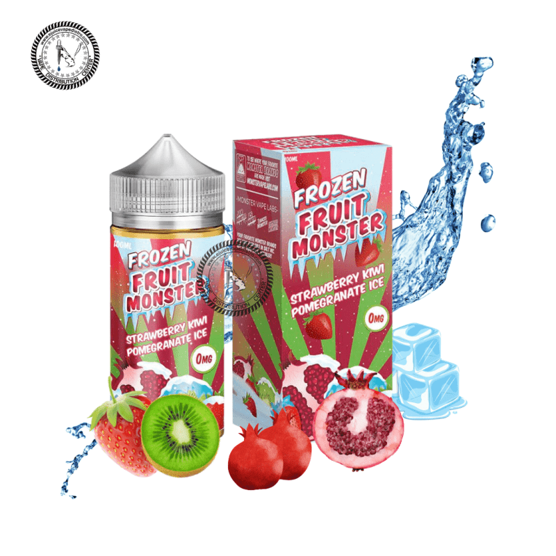 e juice vape distro strawberry kiwi pomegranate ice by frozen fruit monster 100ml jam monster e liquid 39260830793976