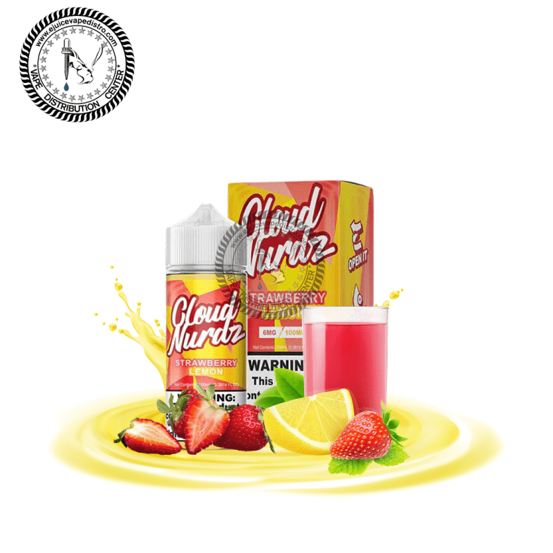 e juice vape distro strawberry lemon by cloud nurdz 100ml cloud nurdz e liquid 39251385057528