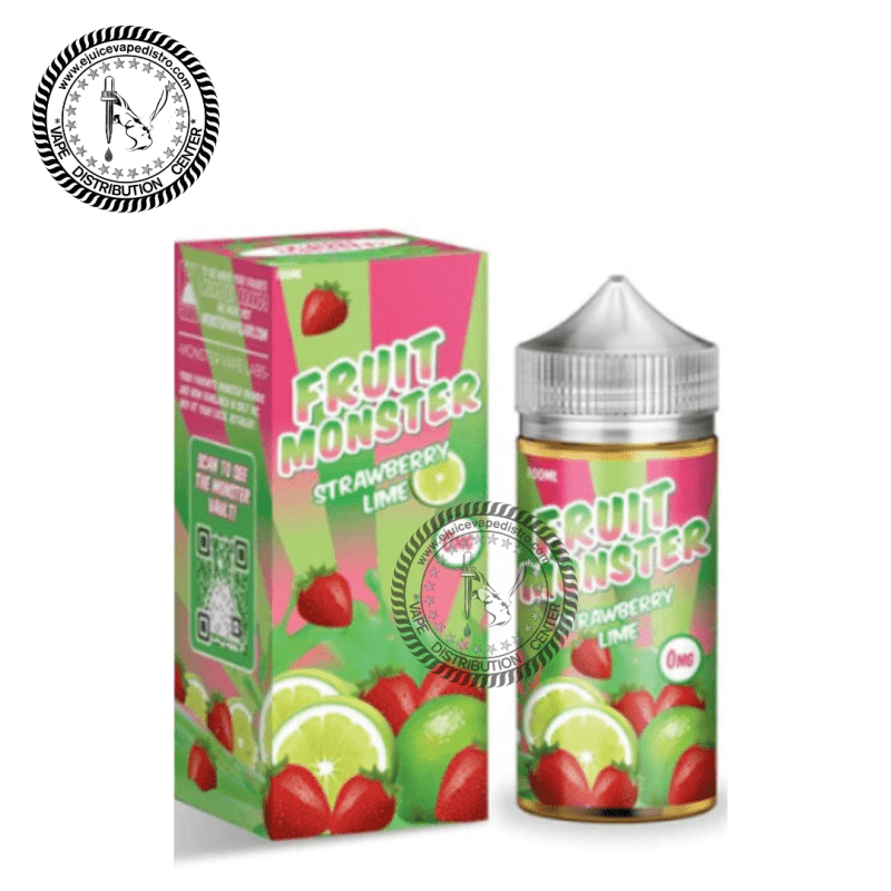 e juice vape distro strawberry lime by fruit monster 100ml jam monster e liquid 39286371746040