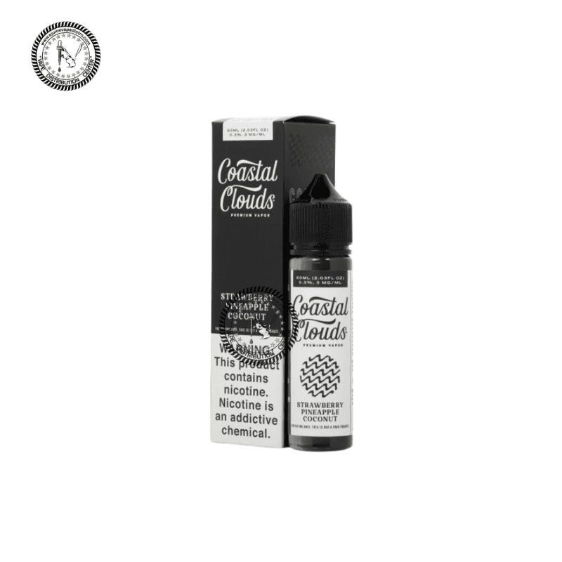 e juice vape distro strawberry pineapple coconut by coastal clouds 60ml e liquid coastal clouds e liquid 39285502968056