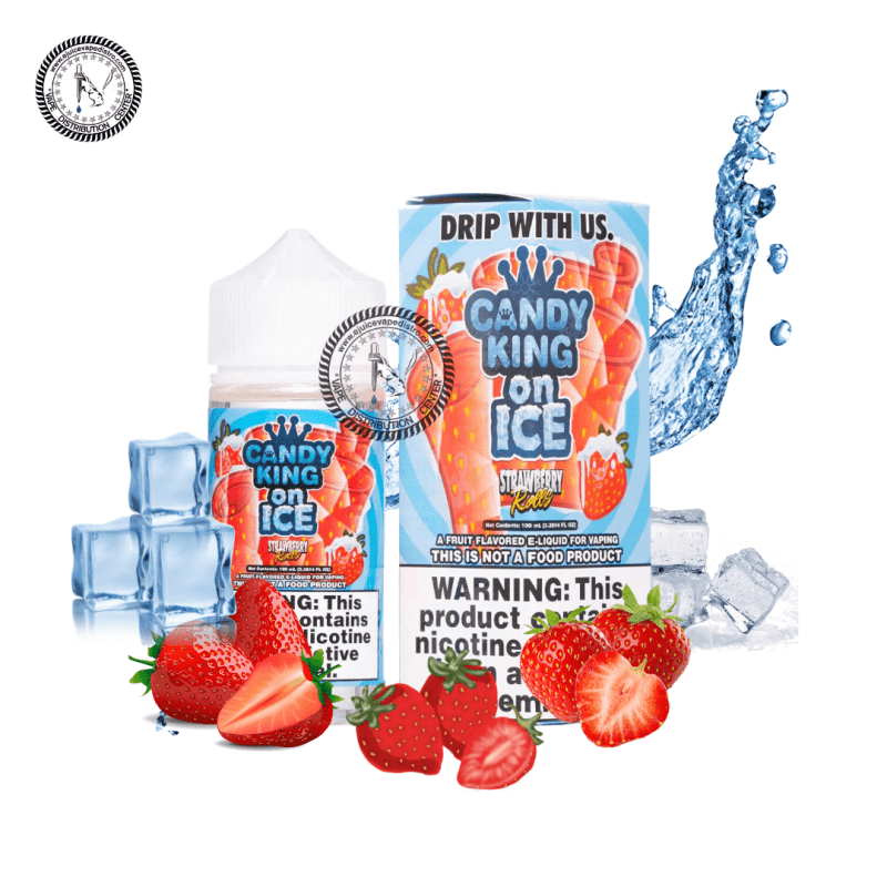 e juice vape distro strawberry rolls on ice by candy king 100ml drip more e liquid 39251761365240