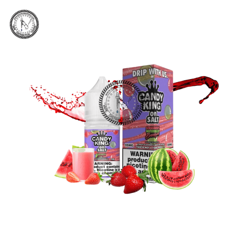 e juice vape distro strawberry watermelon by candy king on salt 30ml drip more e liquid 39255729307896